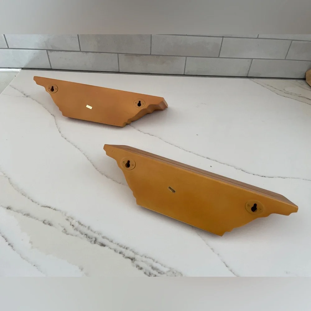 Restore and Restyle 12 Inch Wood Display Ledge Set of 2 NWOT
